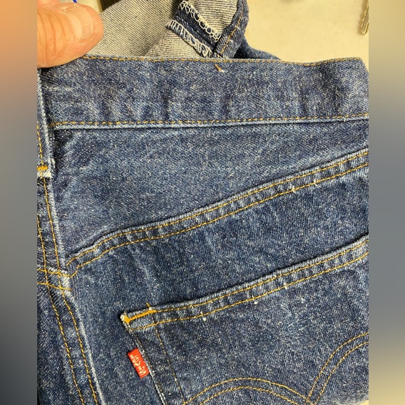 Levis 501 Jeans Men 32x33 (29x29.5) Med Blue Hi Rise True Vtg 520 USA 03/84 - Picture 16 of 16